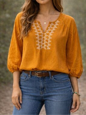 NWT Anthropologie Dolan Boho Festival Blouse
